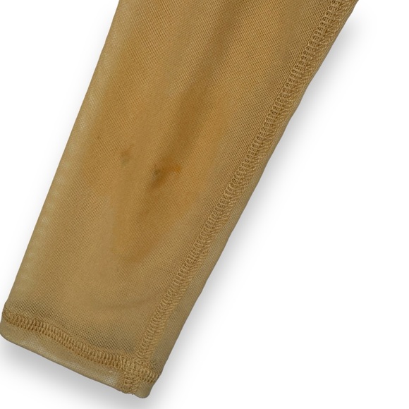 Free People Betty's Garden top tan sepia sheer size xs NEW floral ethereal - Picture 12 of 12